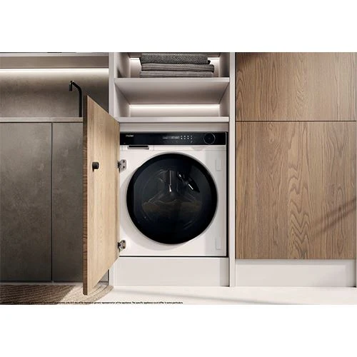 Máquina de Lavar Roupa Encastrável Haier HWB100-B14858U1 Série 8 | 10 Kg | 1400 RPM - Branco - Image 5