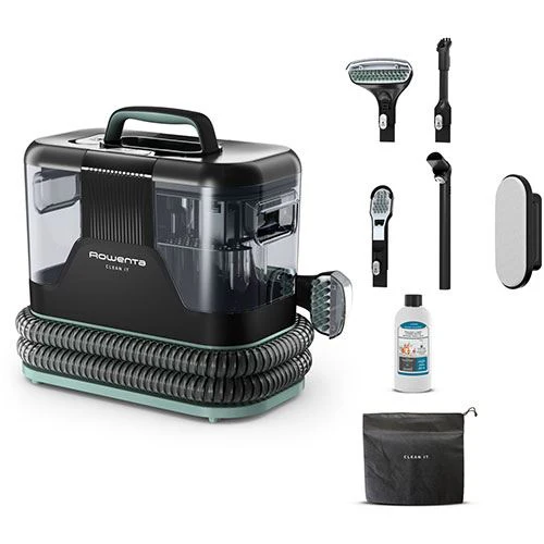 Máquina de Limpeza Rowenta IN5021F0 Clean It Pet | Preto
