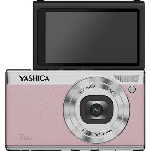 Máquina Fotográfica Compacta YASHICA Tank - Rosa Marshmallow