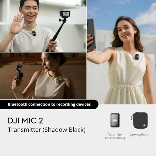 Microfone Dji Mic 2 Tx - Transmissor - Preto - Image 8
