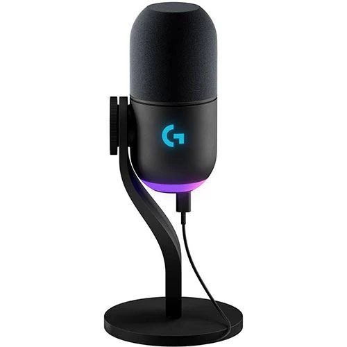 Microfone Gaming Logitech G Yeti GX RGB - Preto