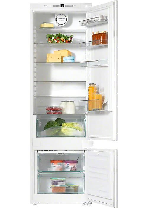 Frigorífico Combinado Encastrável Miele KF 37122 iD | 177x54x54,6 cm | 282 L | F | Branco