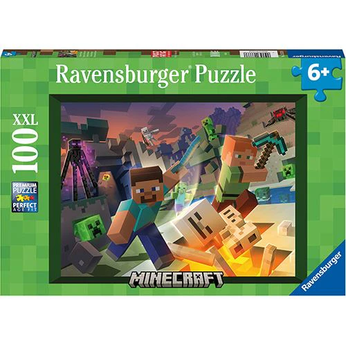 Puzzle XXL Minecraft - 100 Peças - Ravensburger