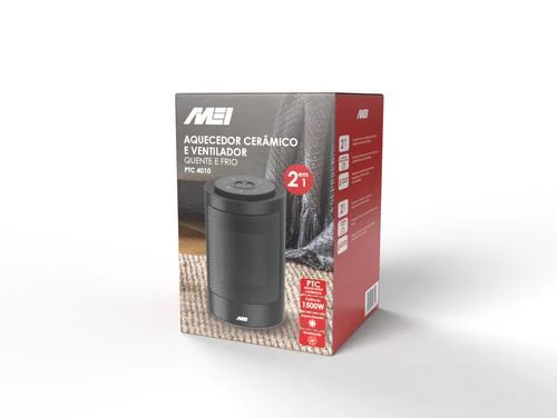 Mini Aquecedor Cerâmico E Ventilador Mei Ptc 4010 - Outlet - Grade A - Image 3