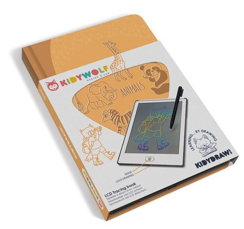 Mini Tablet Kidydraw - Tema Animais - Nature & Découvertes