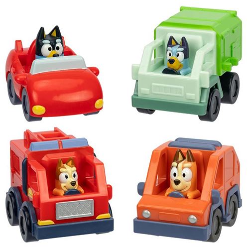 Mini Veículos de Corrida Bluey - Moose Toys - Envio Aleatório