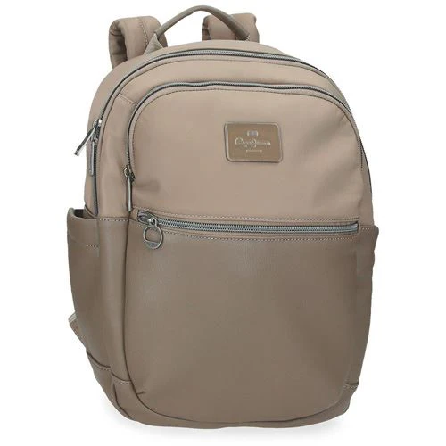 Mochila para Portátil 14" Pepe Jeans Christine - Bege