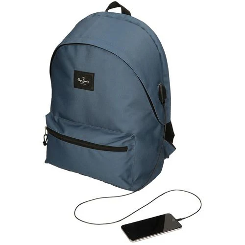Mochila para Portátil 15,6" Pepe Jeans Aris - Azul Escuro - Image 11