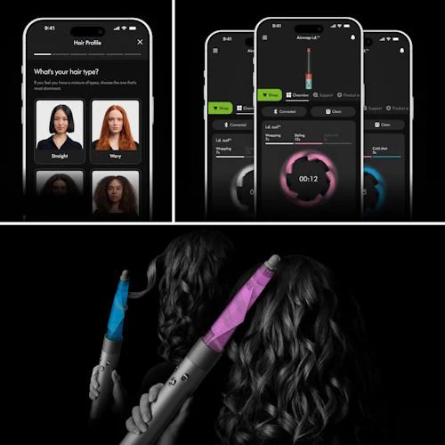 Modelador Multifunções e Secador Dyson Airwrap i.d. Liso + Ondulado - Rosa Cerâmica - Image 4