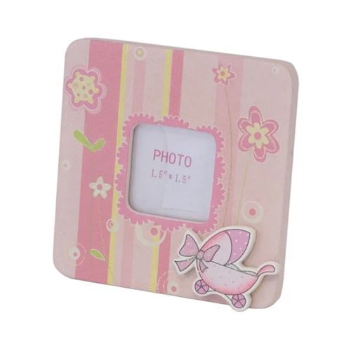 Moldura em Madeira Magnética 1 Foto Concord MF8416 - Rosa