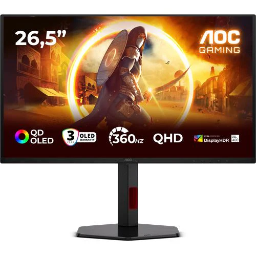 Monitor Gaming AOC Q27G4SDR | QD-OLED 26,5" | 360 Hz | QHD