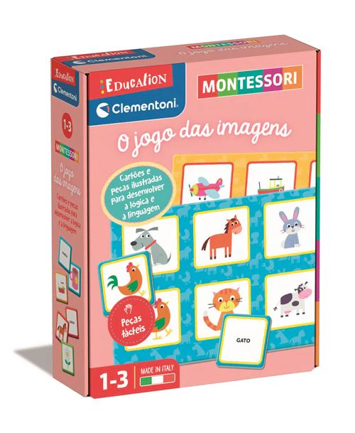 Montessori Baby - O Jogo das Imagens - Clementoni