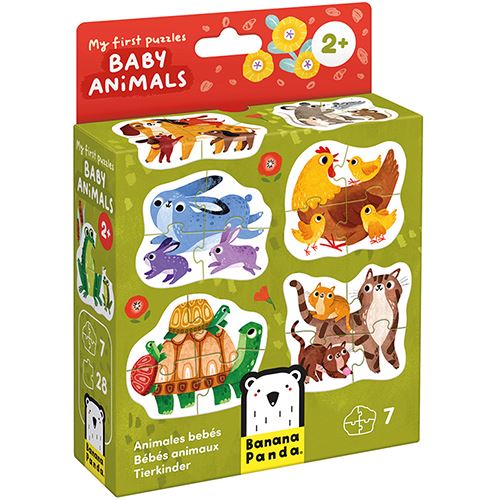 My First Puzzle: Baby Animals - 11 Puzzles - Banana Panda | The Happy Gang
