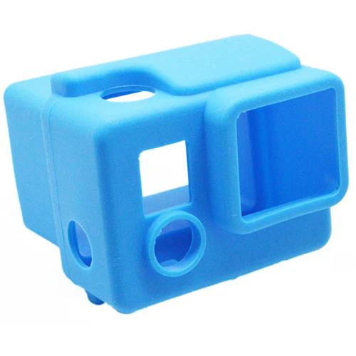 New Mobile Capa Silicone Azul para GoPro HERO3+