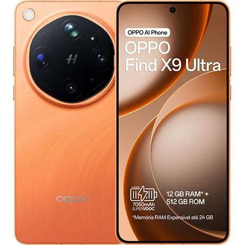 Oppo Find X9 Ultra - 512GB - Laranja Canyon