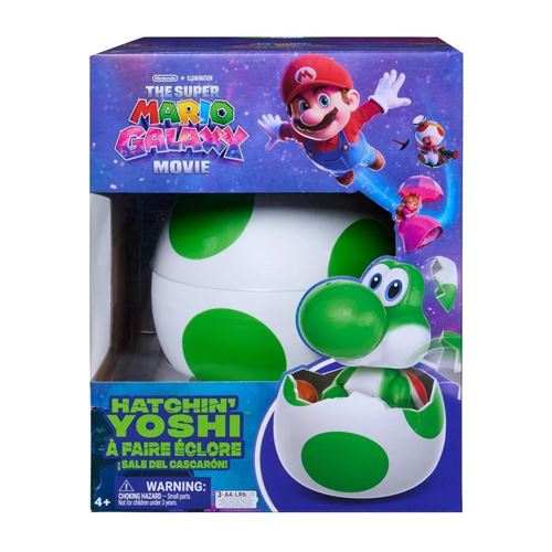 Ovo Interativo do Yoshi - The Super Mario Galaxy Movie - Spin Master