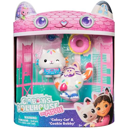 Pack de Figuras Gabby's Dollhouse, The Movie: Cakey anda Bobby - Spin Master