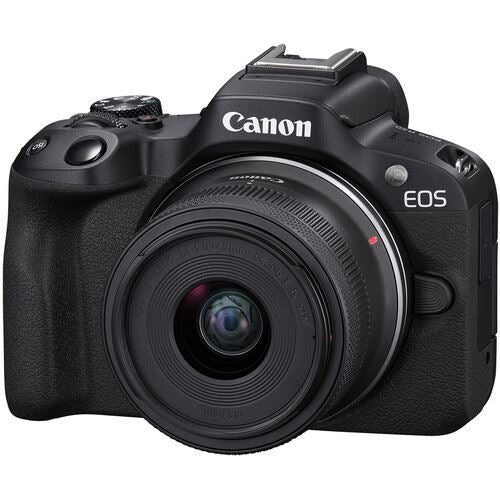 Pack Fotográfica Canon Mirrorless EOS R50 + RF-S 18-45 IS STM + Microfone Stereo + Tripé + Cartão de Memória 32 GB - Preto - Image 3