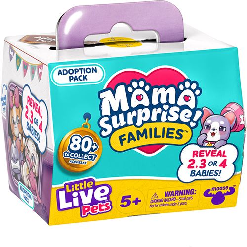 Pack Mama Surprise! Families - Puppy Adoption - Little Live Pet | Moose Toys