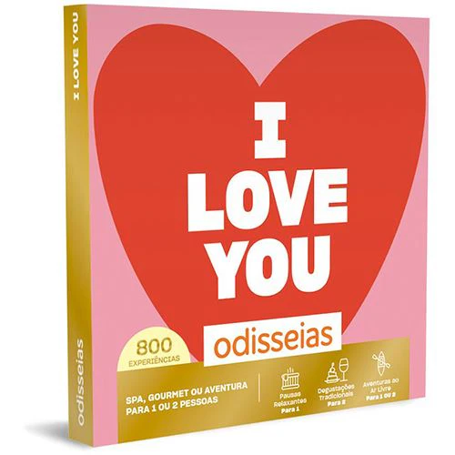 Pack presente Odisseias - I Love You