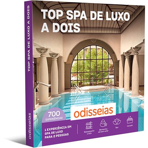 Pack Presente Odisseias - Top Spa de Luxo a Dois | Experiência de SPA para 2 pessoas