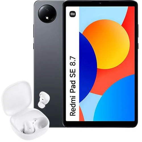 Pack Xiaomi Redmi Pad SE 8.7" - Wi-Fi - 64GB - Graphite Gray + Auriculares Xiaomi Redmi Buds 6 Play - Branco
