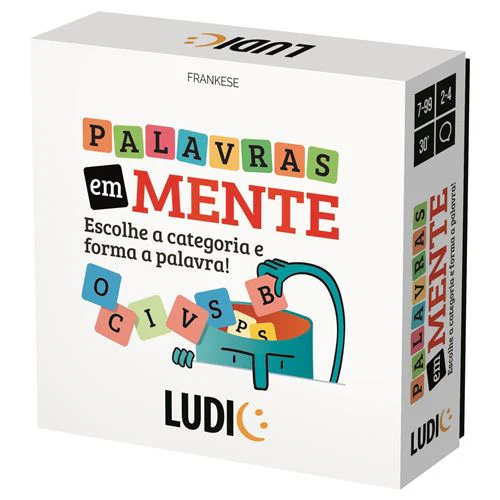 Jogo de Tabuleiro Palavras em Mente - Ludic