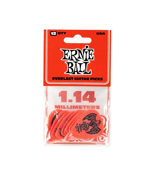 Palhetas Everlast Vermelho 1,14 EB9194 ERNIE
