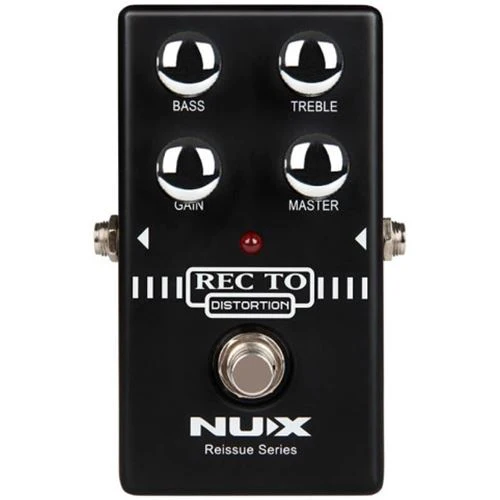 Pedal Distorção Nux Rec to Distortion - Preto