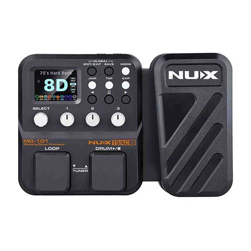 Pedaleira  NUX MG-101 Guitar Modeler - Preto