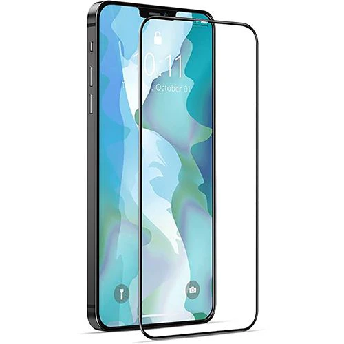 Película Ecrã Vidro Temperado 4-OK para Apple iPhone 14 Pro Max - Moldura Preta - Image 2