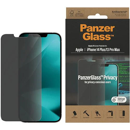Película Proteção de Ecrã Panzerglass Privacy para Apple iPhone 14 Plus
