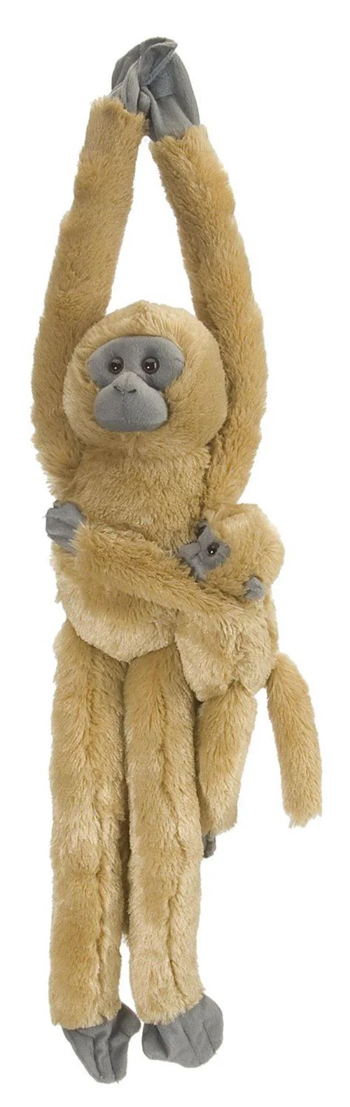 Peluche Langur Monkey and Baby Hanging