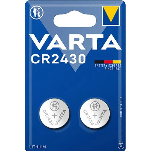 Pilha de Lítio Botão Varta CR2430 - 2 Unidades