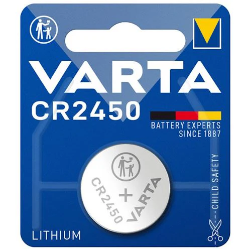 Pilha de Lítio Botão Varta CR2450 - 1 Unidade