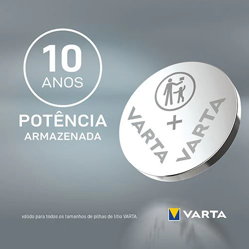 Pilha de Lítio Botão Varta CR2450 - 2 Unidades - Image 3