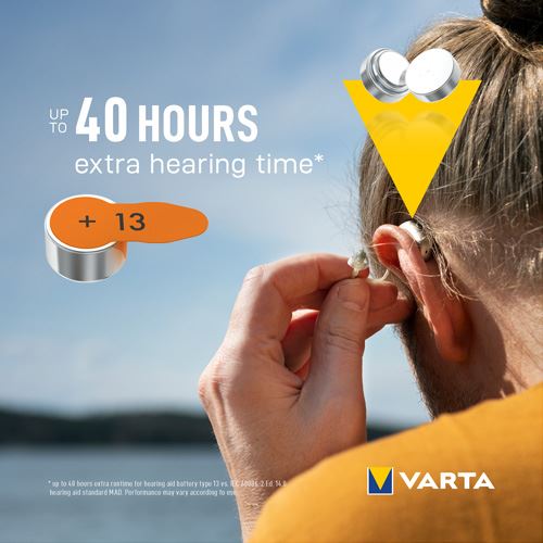 Pilha para Aparelhos Auditivos Varta Tamanho 13 - Multipack 24 Unidades - Image 6