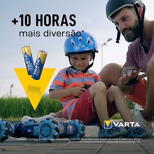 Pilhas Alcalinas Varta Longlife Power AA - 8 + 4 Unidades - Image 8
