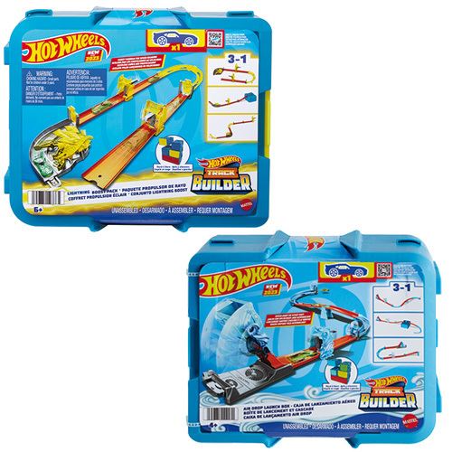 Pista Hot Wheels Track Builder Velocidade da Luz 3 em 1 - Mattel - Envio Aleatório