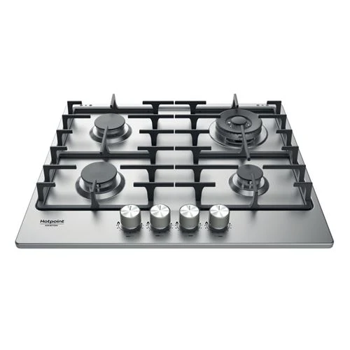 Placa a Gás Hotpoint PPH 60G DF/IX | 58 cm | 4 Zonas | Aço inoxidável