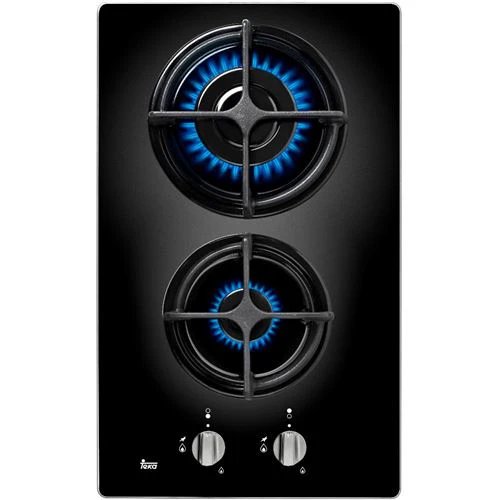 Placa a Gás Teka CGB LUX 30 2G AL CI | 30 cm | 2 Zonas | Preto