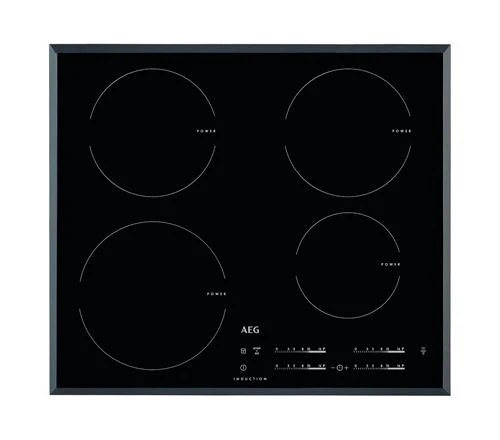 Placa de Indução AEG HK6542H0FB | Elétrica | 59 cm | 4 Zonas | Preto