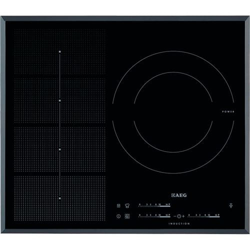 Placa de Indução AEG HKP65310FB | Elétrica | 59 cm | 3 Zonas | Preto