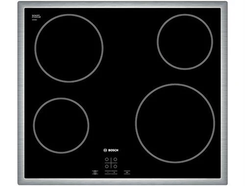 Placa de Vitrocerâmica Bosch PKE645D17E | Elétrica | 58.3 cm | 4 Zonas | Preto