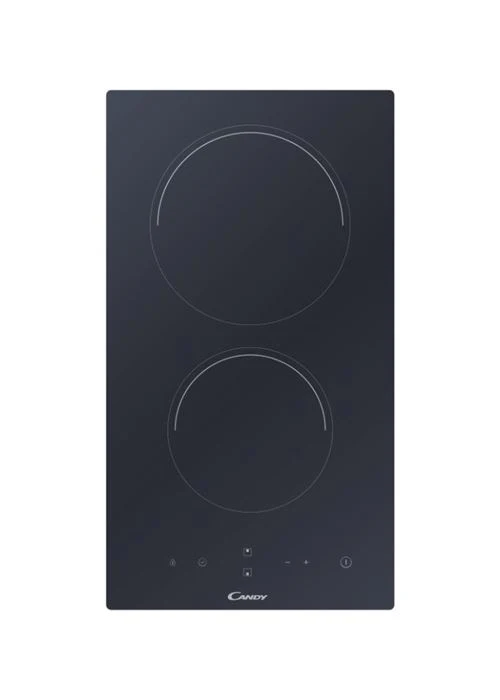Placa de Vitrocerâmica Candy Timeless CDH30 | 28,8 cm | 2 Zonas | Preto