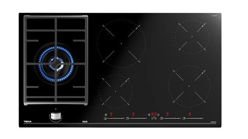 Placa de Indução e Gás Teka JZC 95314 ABN | 90 cm | 5 Zonas | Preto