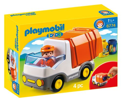 Playmobil 1.2.3 6774 - Camião do Lixo