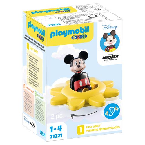 Playmobil 1.2.3. & Disney 71321 - Mickey no Sol Giratório