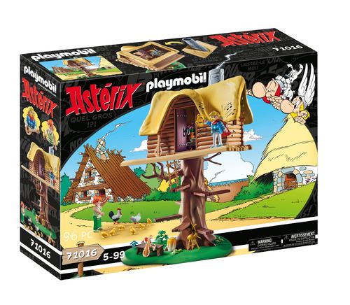 Playmobil Astérix 71016 - Cacofonix com Casa da Árvore