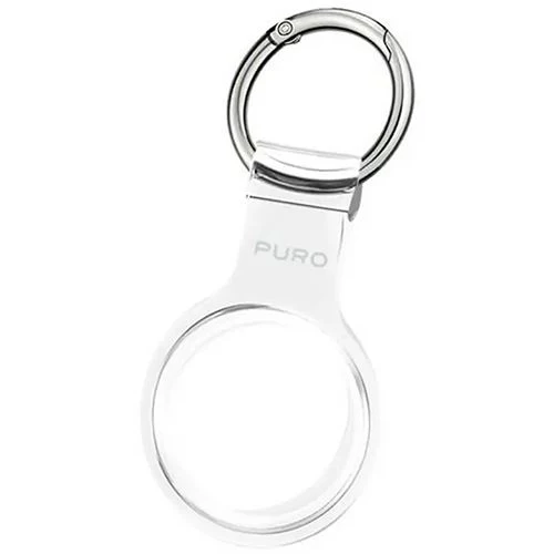 Porta Chaves Silicone Puro Icon para AirTag - Transparente